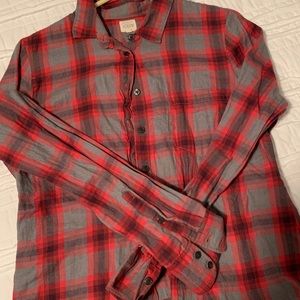 plaid button down ~super soft~
